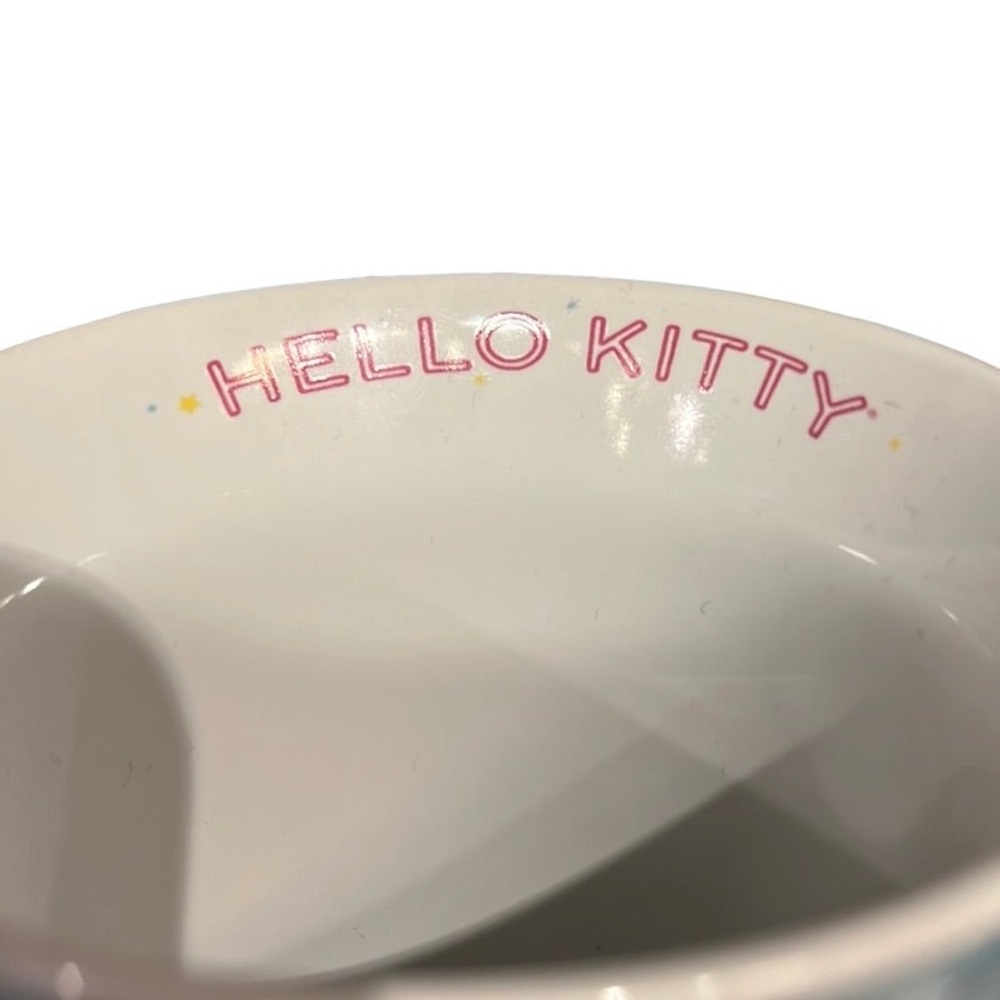 Silver Buffalo Sanrio Hello Kitty Pastel on Rainbow Wide Rim Ceramic Mug - Picture 4 of 4